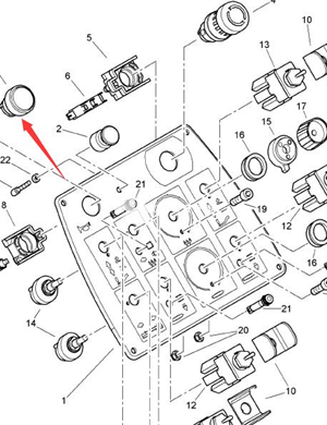 BOMAG horn button part number 05762352