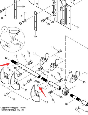 BOMAG Dragon Connection Shaft Part Number 83720326 