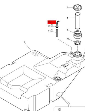  BOMAG pipe joint part number 05553453 