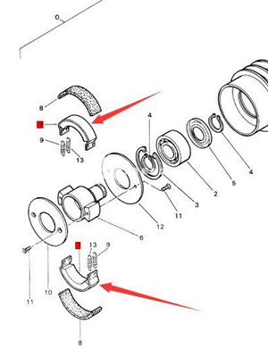 BOMAG clutch friction plate part number 05660151 