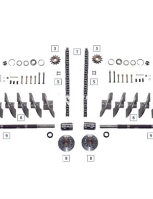 High quality s1800-3 vogel paver auger system service package 2355964 for vogel paver