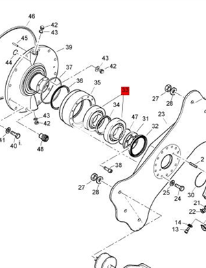 BOMAG vibration bearing part number 05113724