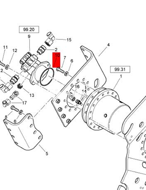 BOMAG sealing ring part number 06222154 