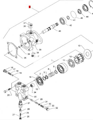 BOMAG vibration motor part number 05817029 