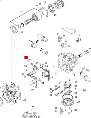 BOMAG slider part number 05818791