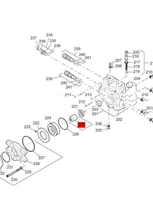 BOMAG coupling sleeve part number 05818992