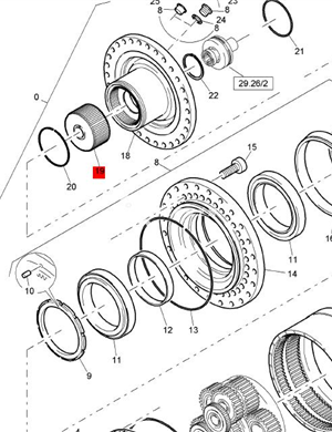 BOMAG Drive Gear Part Number 05902464