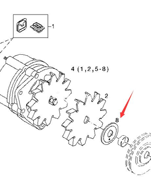 BOMAG generator gasket part number 05717203