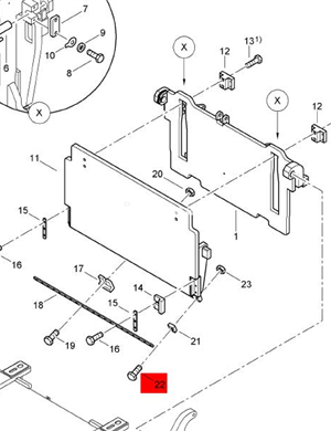 BOMAG fastening bolt part number 07131420 