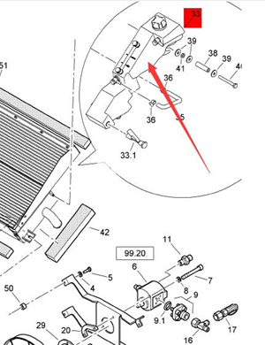 BOMAG auxiliary water tank part number 92012201 