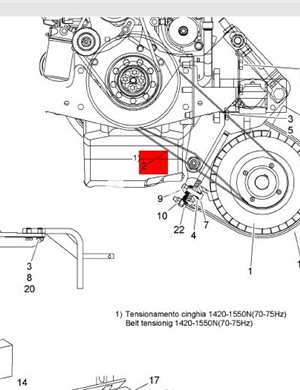 BOMAG oil cylinder repair kit part number 05850503 