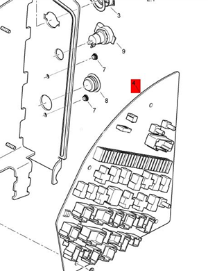   BOMAG power board part number: 65120149  ​