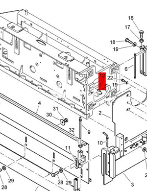 BOMAG cylindrical pin part number: 09127013 