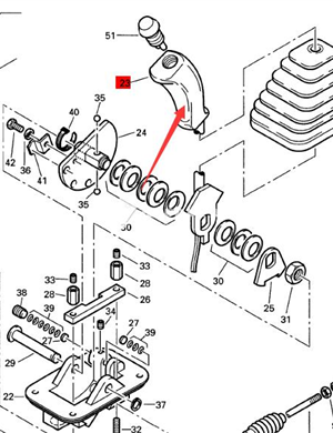 BOMAG vibration handle part number 05568684 