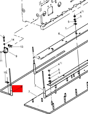 BOMAG Bottom Plate Heating Rod Part Number 83740307 