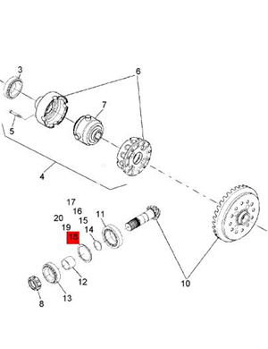 BOMAG bearing adjusting gasket part number 05586418