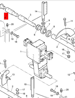BOMAG Spiral Shaft Part Number: D2138054 