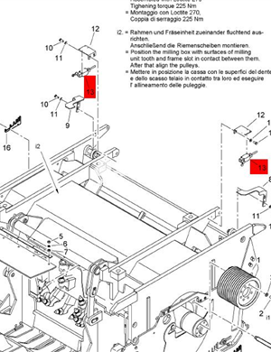  BOMAG travel switch part number 83670060 