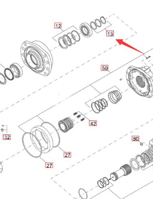  BOMAG repair kit part number 2667409 