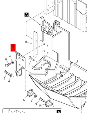  BOMAG partition plate part number 83611732