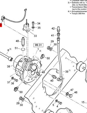  BOMAG speed sensor part number 58260283
