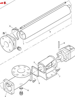 BOMAG emulsion water pump part number 05814216