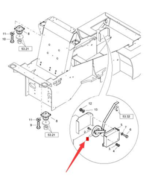 BOMAG Spiral Reversing Device Part Number 05900036 