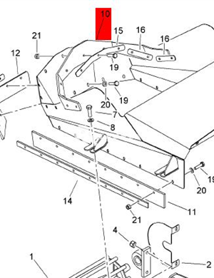 BOMAG rubber stopper plate part number 83620494