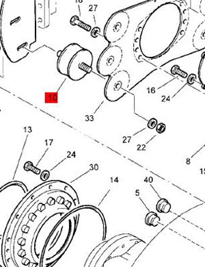 BOMAG rubber isolator part number 06119312 