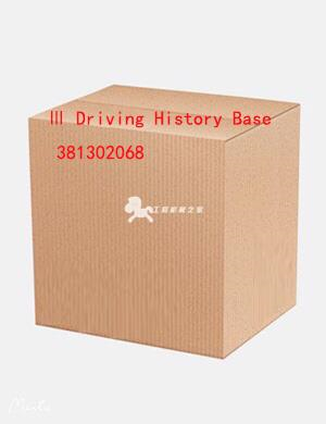 Ⅲ Driving History Base 381302068