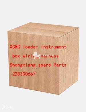 XCMG loader instrument box wiring harness Shengxiang spare Parts 228300667