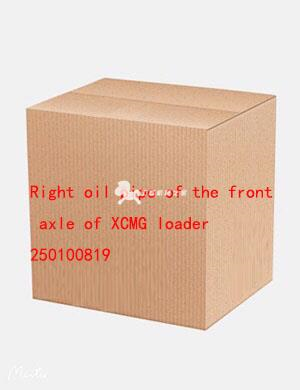 Right oil pipe of the front axle of XCMG loader 250100819