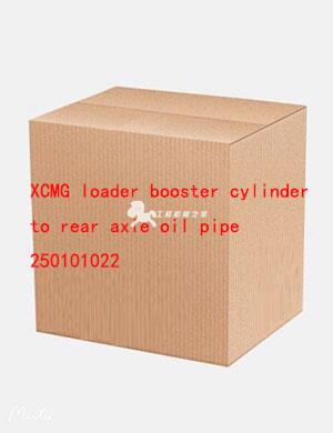 XCMG loader booster cylinder to rear axle oil pipe 250101022