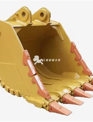 Heavy duty rock HDR excavator bucket, Q345/NM400/material and 0.1-8.7cbm capacity