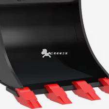 8-ton excavator with 24 inch bucket, standard bucket, universal bucket