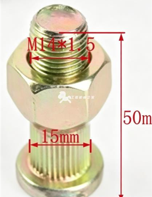 Nissan forklift special nuts with high quality and fast delivery speed 40222-fj100