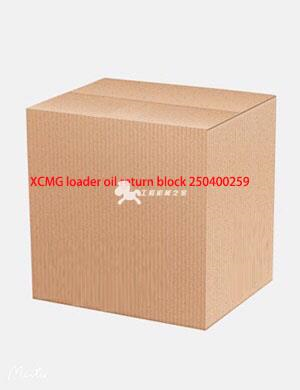 XCMG loader oil return block 250400259