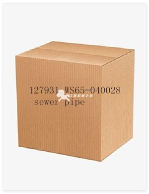 127931 WS65-040028 sewer pipe