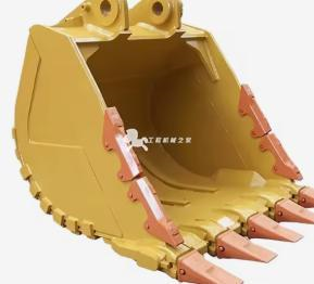 Heavy duty rock HDR excavator bucket, Q345/NM400/material and 0.1-8.7cbm capacity