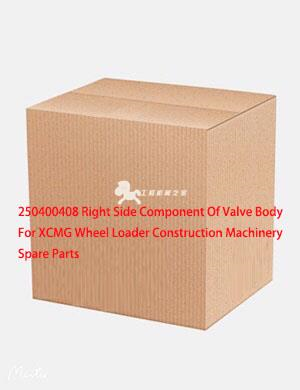 250400408 Right Side Component Of Valve Body For XCMG Wheel Loader Construction Machinery
