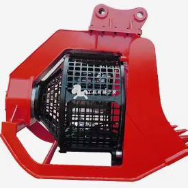 Excavator Rotating Screening Bucket Drum Screen Bucket Strong Tooth Excavator