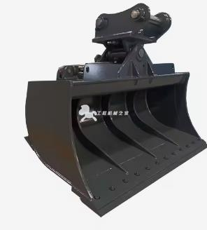 Engineering specific Kobelco SK140 inclined trenching bucket excavator wide cleaning bucket