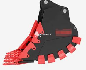 Heavy duty HDR mining bucket excavator accessory, suitable for 40-50 ton excavators