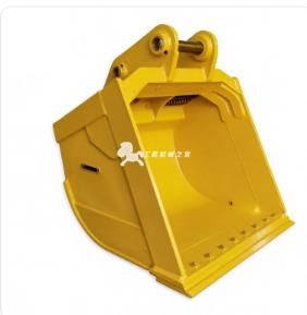Wear resistant earthmoving excavator with sand, gravel and soil bucket