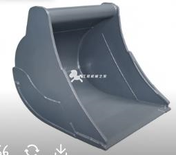 High tensile strength 1-50 ton ear less excavator mud cleaning bucket